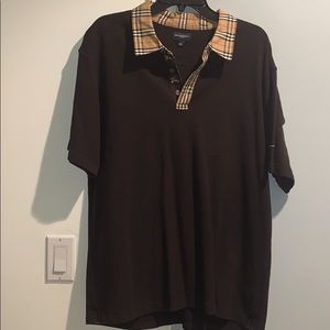 Burberry Golf Polo Logo Shirt